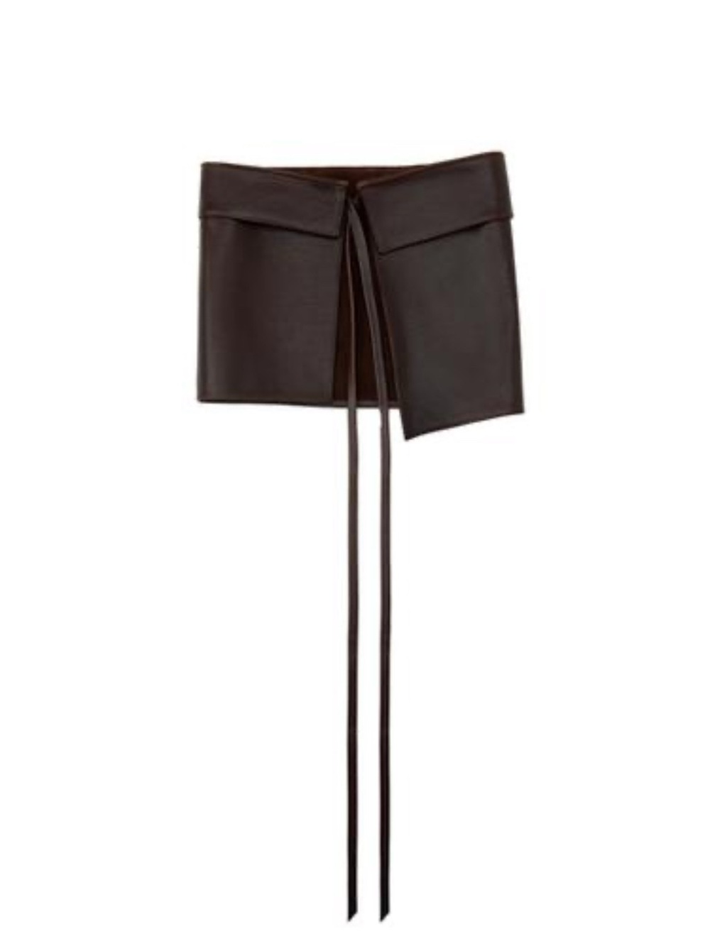 100% LEATHER SKIRT BELT